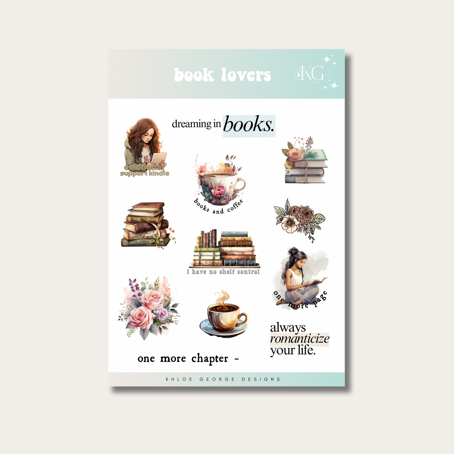 Book Lover's Sticker Bundle