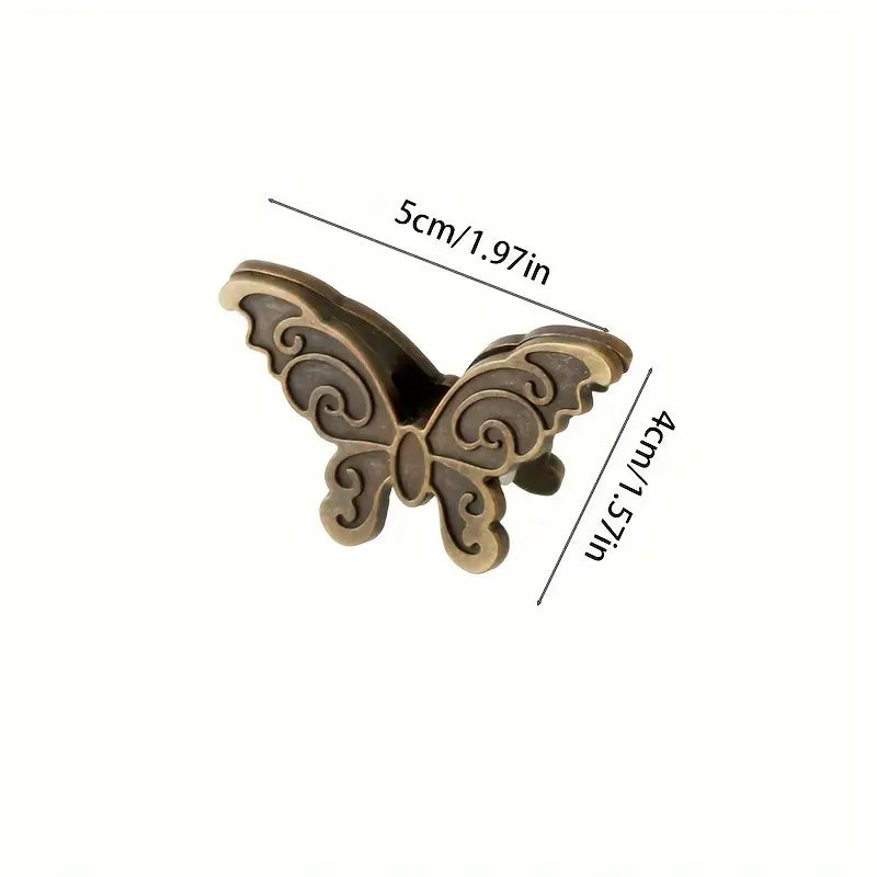 Vintage Butterfly Metal Clip for Journals