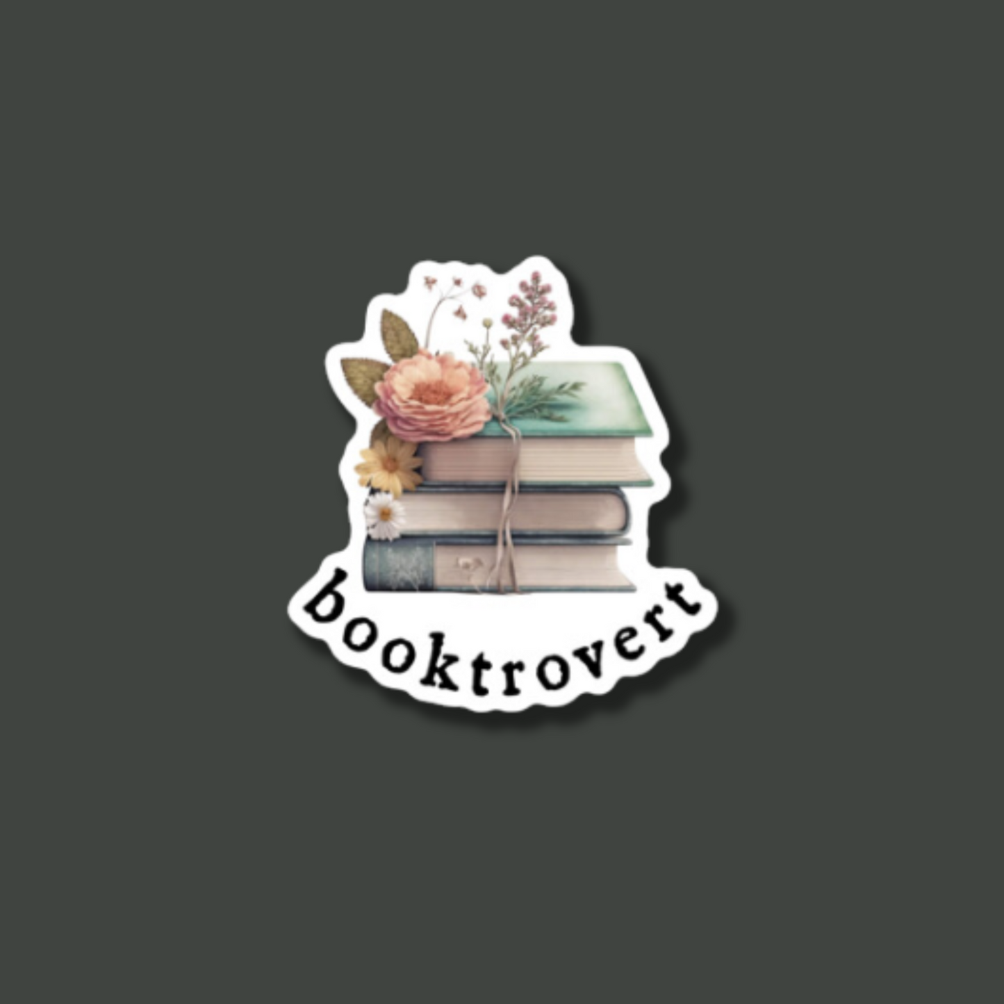 Booktrovert Single Sticker