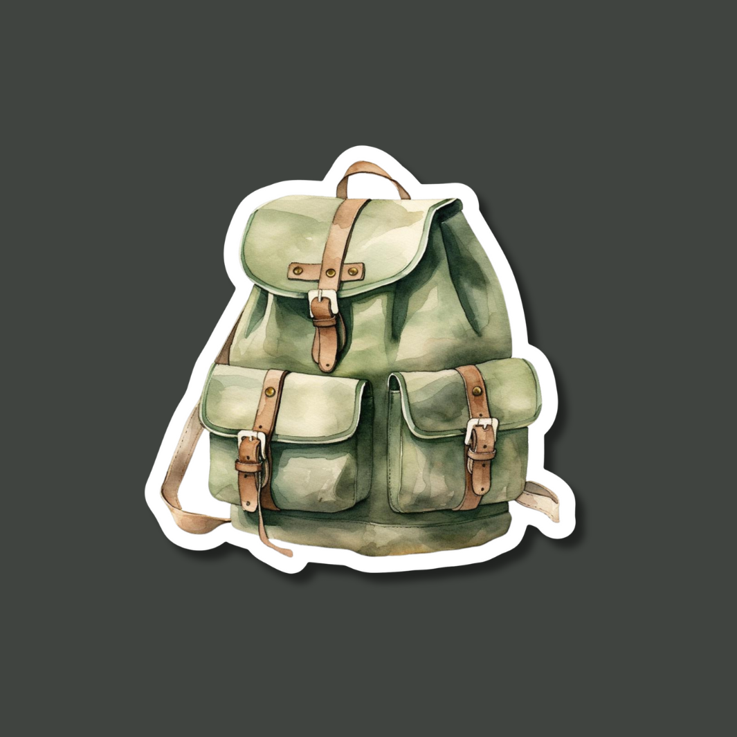 Cozy Book Bag Single Sticker