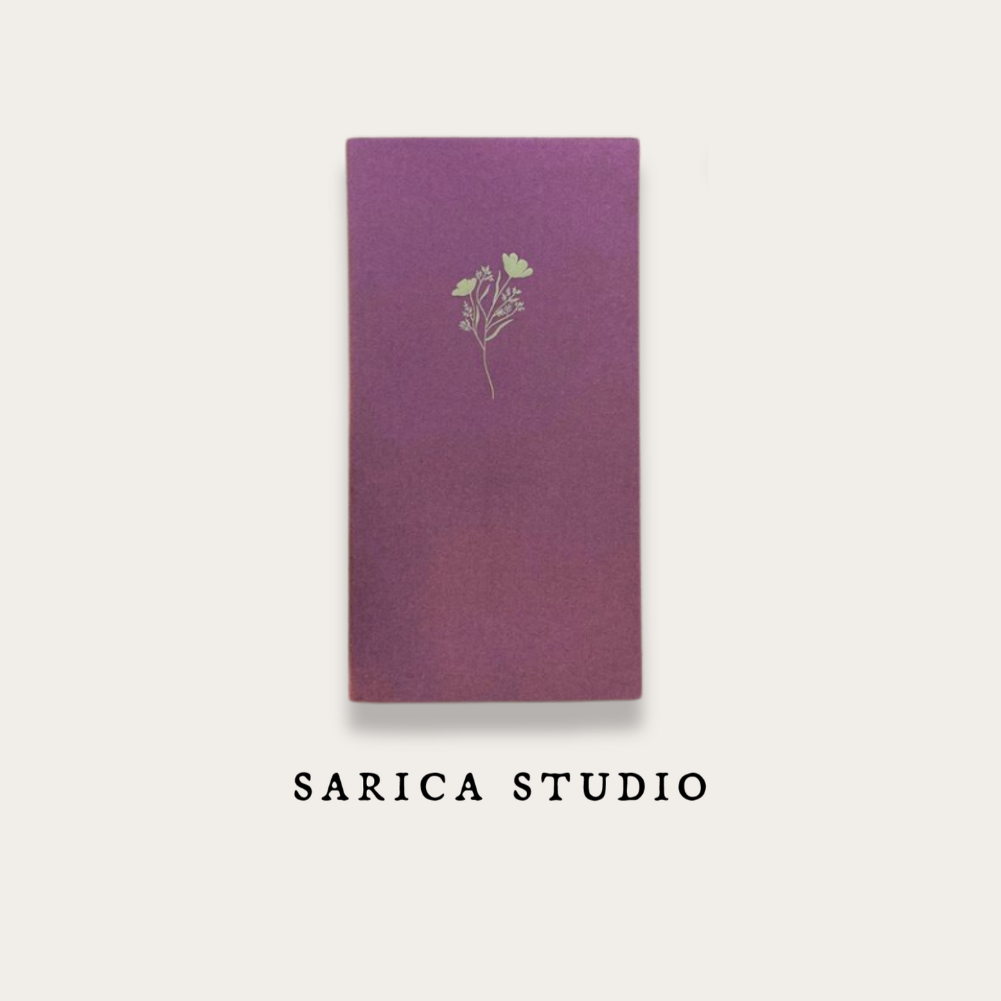 Floral Notebook (Standard TN Size) - Sarica Studio