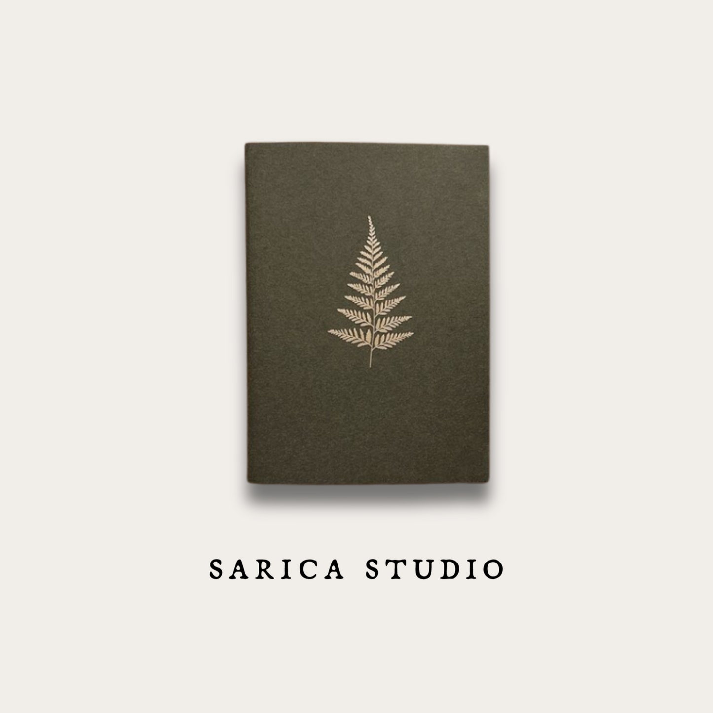 Fern Notebook (Passport TN Size) - Sarica Studio