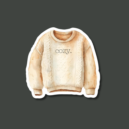 Cozy Sweater Single Sticker