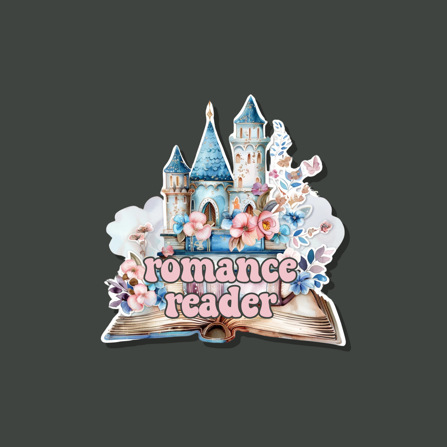 Romance Reader Fantasy Bookish Single Sticker