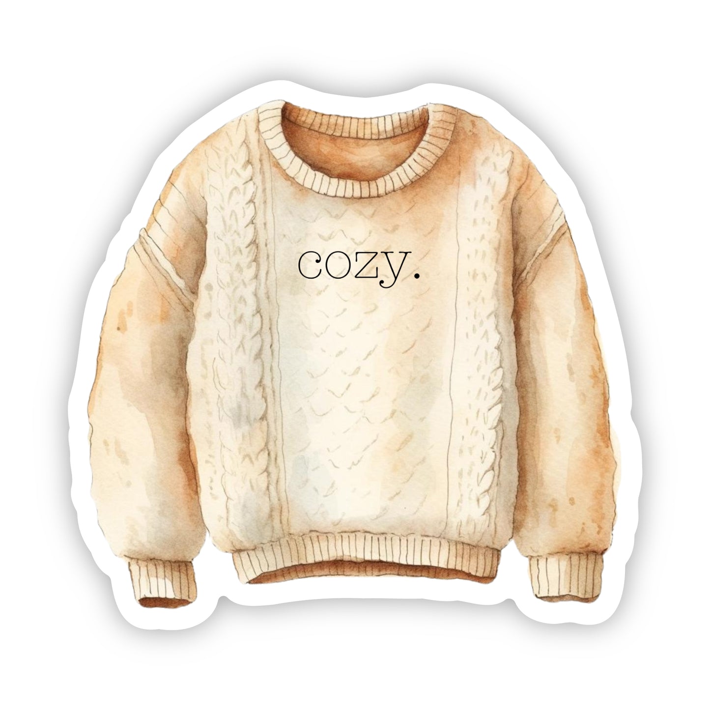 Cozy Sweater Single Sticker