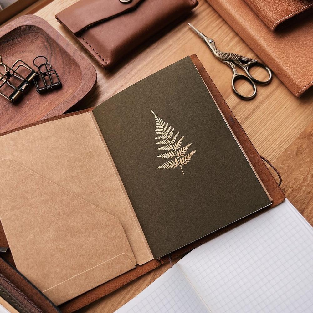 Fern Notebook (Passport TN Size) - Sarica Studio