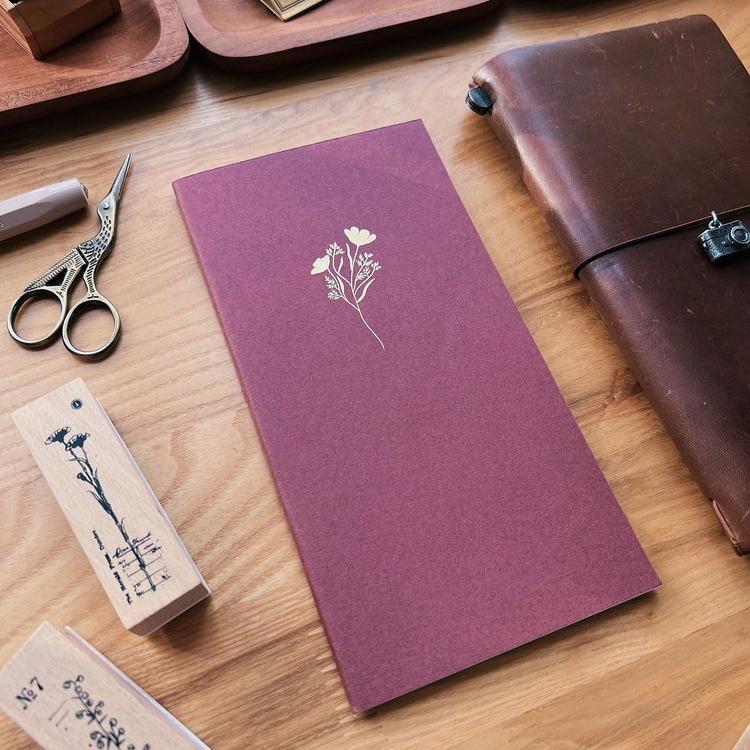 Floral Notebook (Standard TN Size) - Sarica Studio