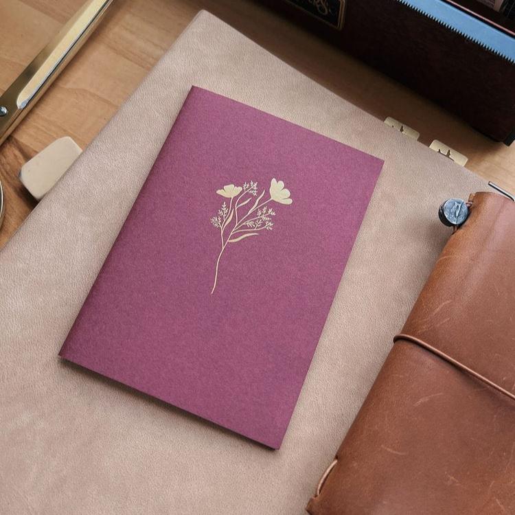 Floral Notebook (Passport TN Size) - Sarica Studio