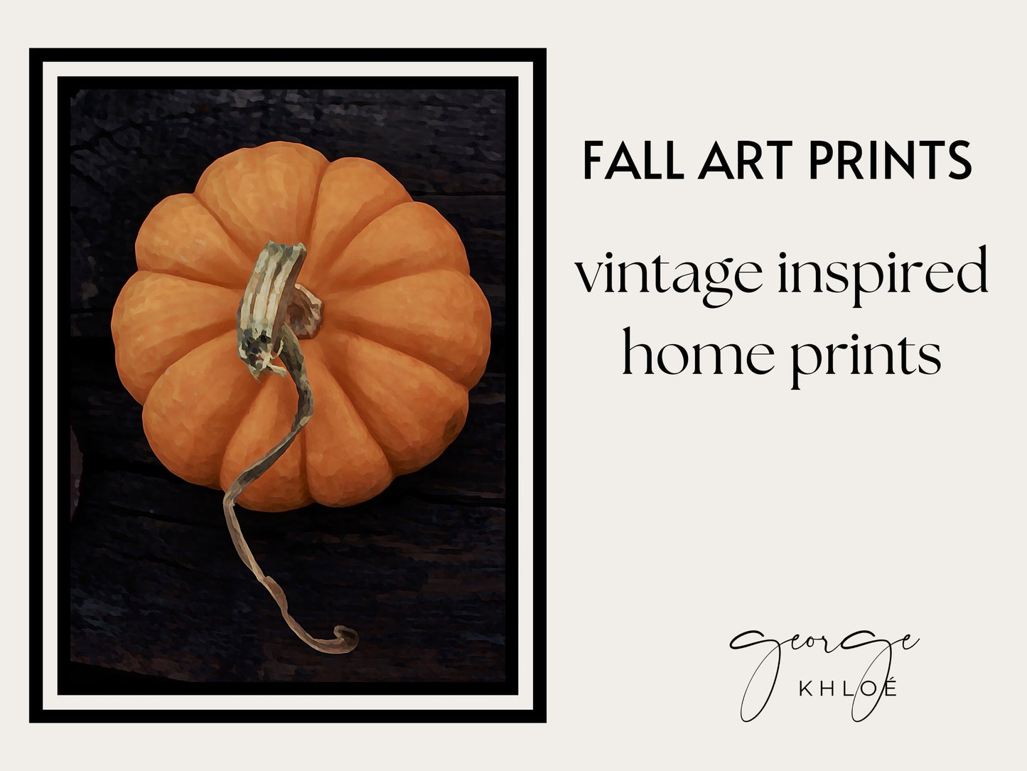 Orange Pumpkin Vintage Download Digital Art